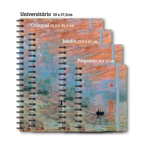 Caderno Colegial Impress O Nascer Do Sol Cole O Obras