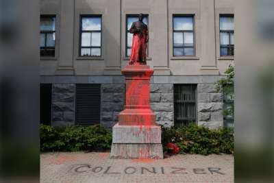 Vandals Desecrate Ottawa Statue Honouring Oblate