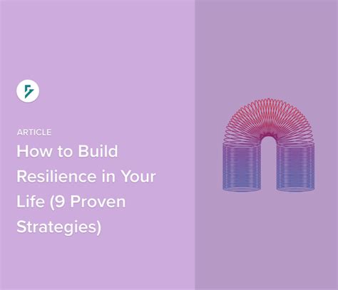 How To Build Resilience In Your Life 9 Proven Strategies Thomas Griffin