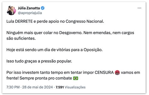 Oposição celebra derrotas de Lula e fala de reação contra a esquerda