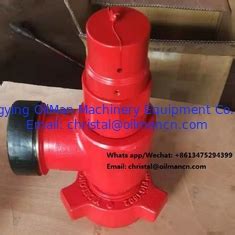 2 Fig 1502 F X M 15000PSI High Pressure Relief Valve PRV With Hammer Union