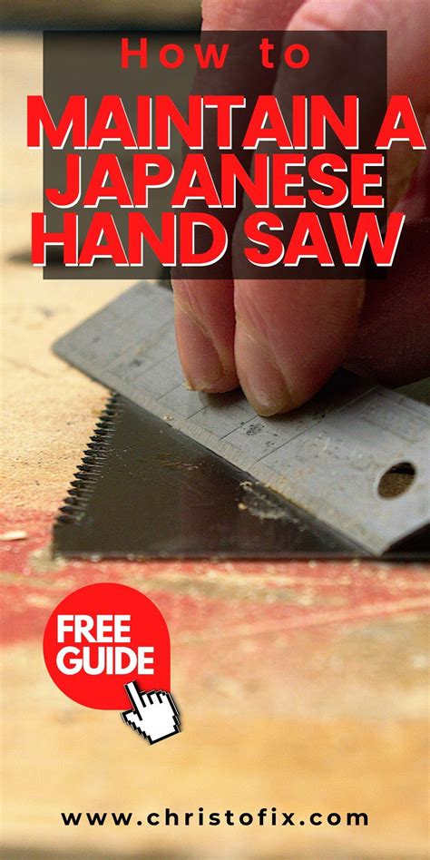 How to maintain a japanese hand saw a quick easy guide – Artofit