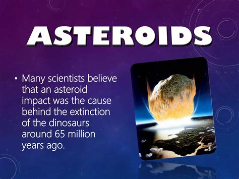 Asteroids Comets And Meteoroids Whats The Difference Power Point Ppt