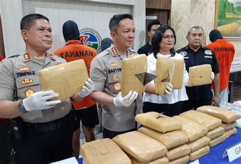 Tangkap 2 Pengedar Narkoba Polisi Sita 24 Kilogram Ganja Okezone