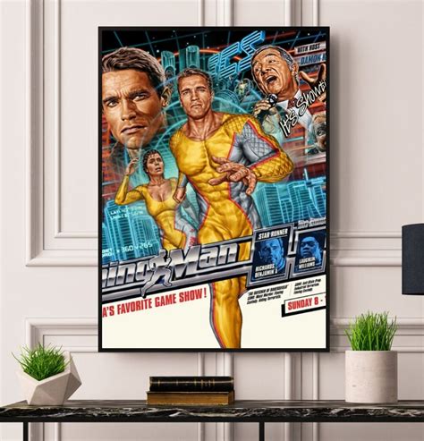 Running Man Arnold Schwarzenegger Movie Poster Framed Unframed A A A