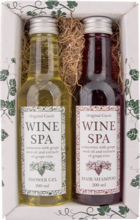 Bohemia Gifts Cosmetics Wine Spa Gift Set For The Shower Notino Co Uk