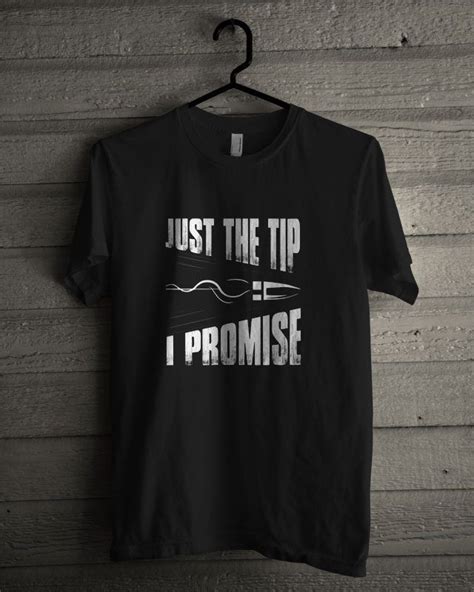 Official Just The Tip I Promise T Shirt Big Hair Dont Care Boho Summer