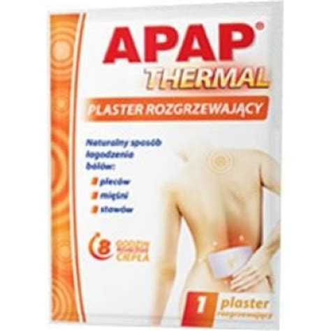 Apap Thermal Plaster rozgrzewający 1 sztuka w opakowaniu DomZdrowia pl