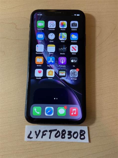 Apple Iphone Xr Unlocked Black Gb A Lyft Swappa