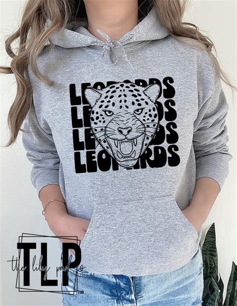 Leopards Stacked Mascot Dtf Transfer The Lily Pad Tlp