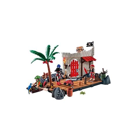 Playmobil Pirate Fort Superset With Floating Rowboat