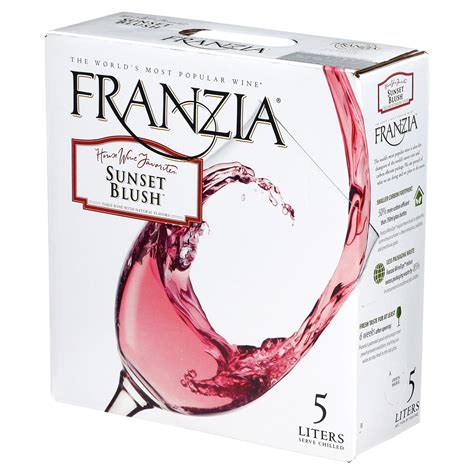 Franzia Sunset Blush Rose Wine L Box Liter Shipt