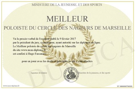 Meilleur Poloiste Du Cercle Des Nageurs De Marseille