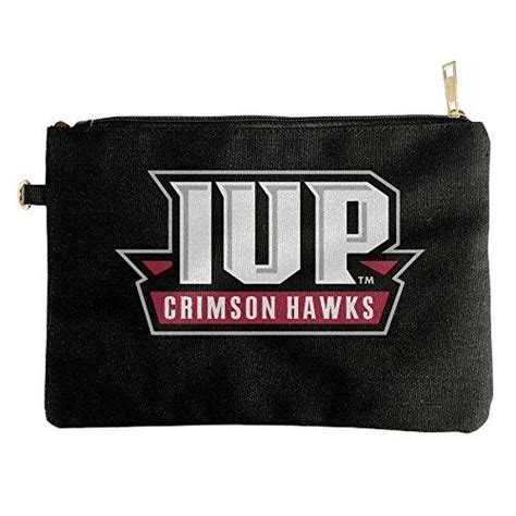 IUP Crimson Hawks Platinum Logo Canvas Pouch Bag | Canvas pouch, Pouch ...