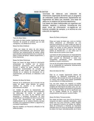 Base De Datos Pdf