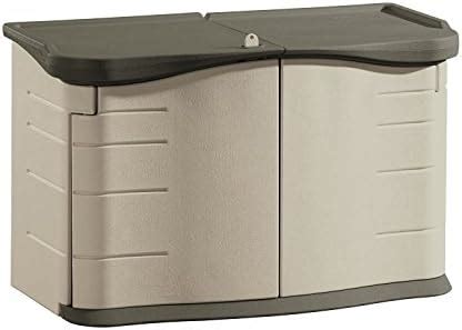 Rubbermaid Resin Weather Resistant Outdoor Garden Storage Deck Box