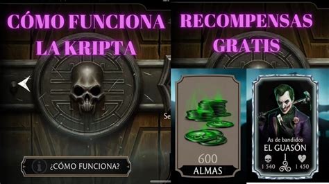 Mortal Kombat Mobile Funcionamiento Y Recompensas De La Kripta