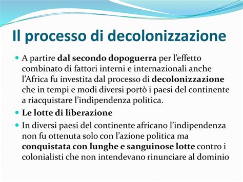 Colonizzazione E Decolonizzazione Dellafrica Ppt Scaricare