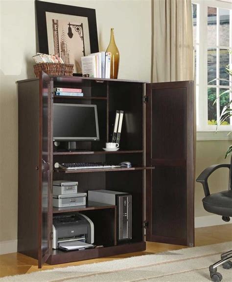 Computer Armoire A Useful Furniture Piece For A Small Home Office