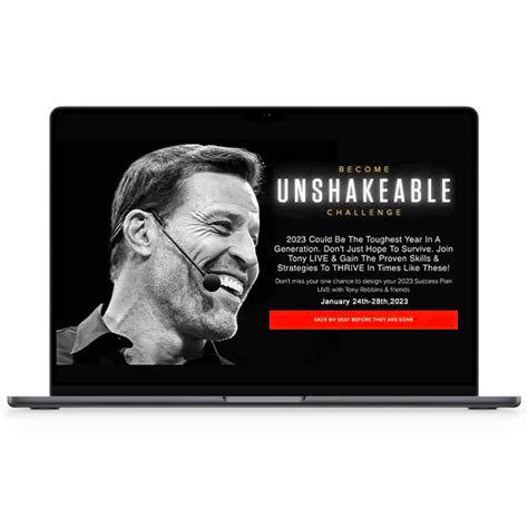 Tony Robbins – Become Unshakeable Challenge 2023 - EraCourses