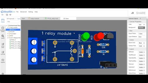 How To Convert Schematic Diagram To Pcb Layout Pcb Designing In Easyeda