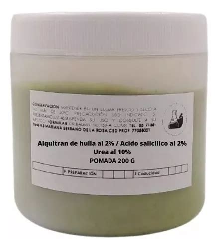 Pomada Alquitran De Hulla Acido Salic Lico Urea G En Venta En