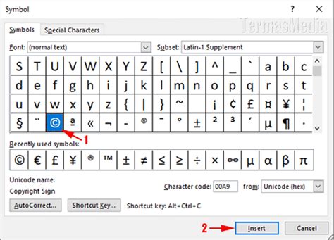 Menyisipkan Simbol Atau Karakter Khusus Di Dokumen Microsoft Word