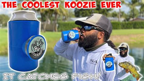 This Koozie Catches Fish Chill N Reel Fishing Koozie Youtube