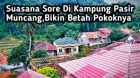 Susana Sore Di Kampung Pasir Muncang Bikin Betah Pokoknya YouTube