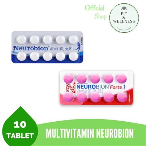 Neurobion Tablet Multivitamin B Complex 10tab Lazada Indonesia