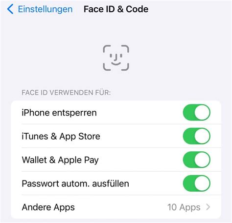 Erkennung Per Face Id Mit Vibration Unterst Tzen Lassen Schieb De