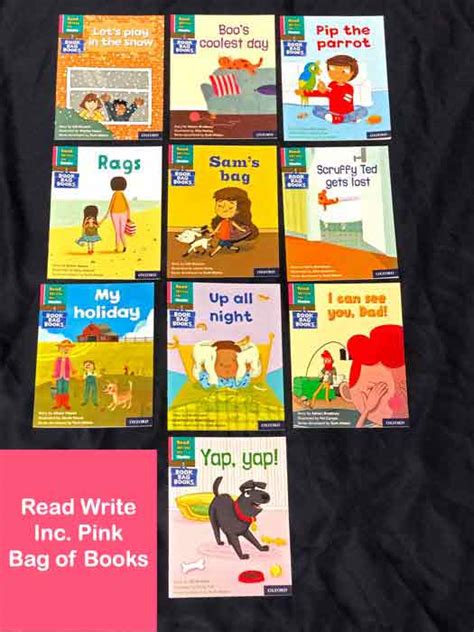 Read Write Inc Phonics Book Bag Books Pink Set Storybooks Mixed