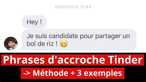 Comment Crire Une Phrase Daccroche Tinder Exemples M Thode En