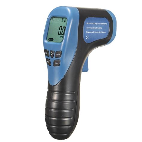 Digital Non Contact Laser Photo Tachometer 2 5 99999 RPM Measuring