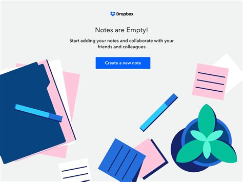 Empty State Dropbox Illustration Free Sketch Resource Sketch Elements