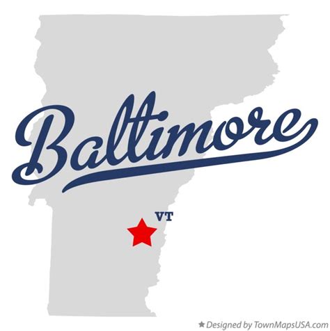 Map of Baltimore, VT, Vermont