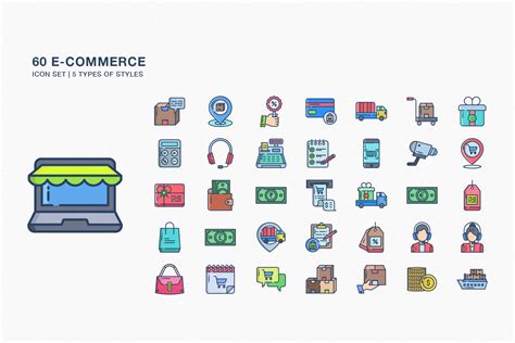 E-commerce Icons - Design Cuts