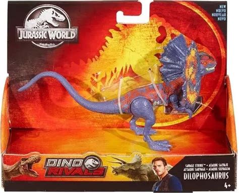 Jurassic World Dilophosaurus Savage Strike Dino Rivals Envío gratis