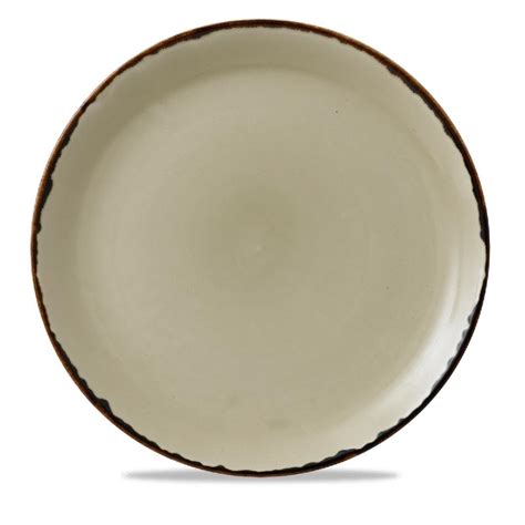 Assiette Coupe Plate Rond Beige Porcelaine Cm Harvest Dudson