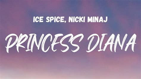 Ice Spice Nicki Minaj Princess Diana Lyrics YouTube