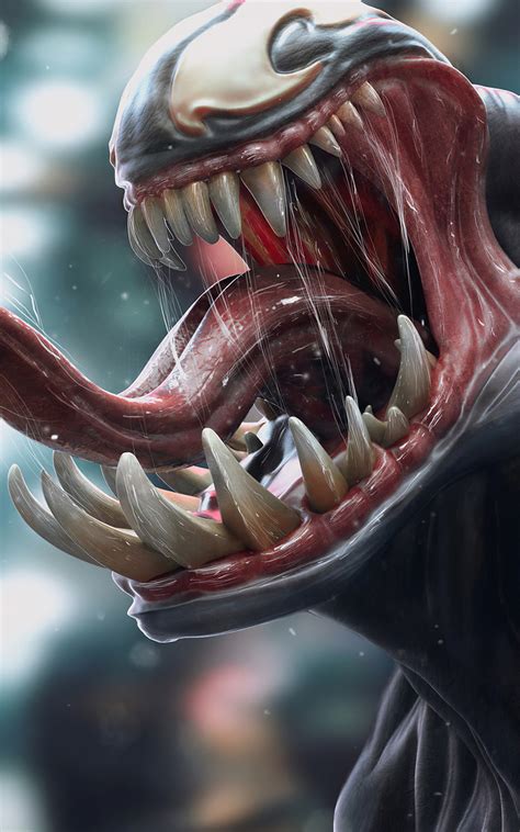 800x1280 Venom 3d Art Tongue Art 4k Nexus 7,Samsung Galaxy Tab 10,Note ...