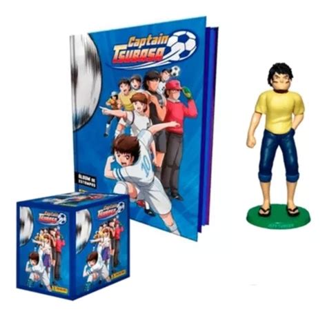 Lbum Pasta Dura Captain Tsubasa Caja Sobres Figura En Venta En