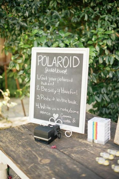 30 Creative Polaroid Wedding Guest Book And Decoration Ideas