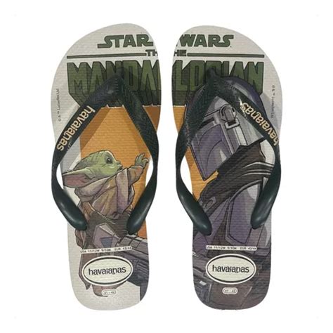 Chinelo Havaianas Star Wars Baby Yoda Mandalorian Original