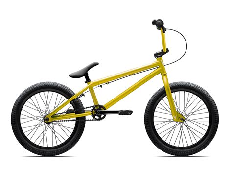 Verde BMX A V 2017 BMX Bike Matte Yellow Kunstform BMX Shop