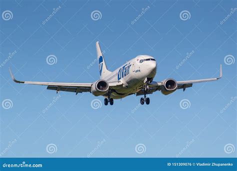 Moscow Russia May 19 2019 Aircraft Boeing 737 524WL VP BXQ Of