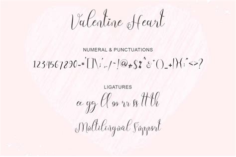 Valentine Heart Font · 1001 Fonts