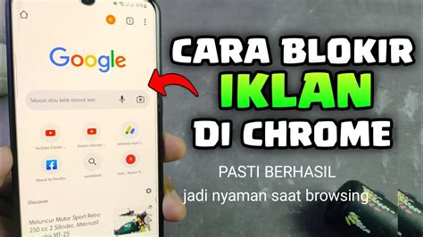 menghilangkan iklan  google chrome  blokir iklan  google