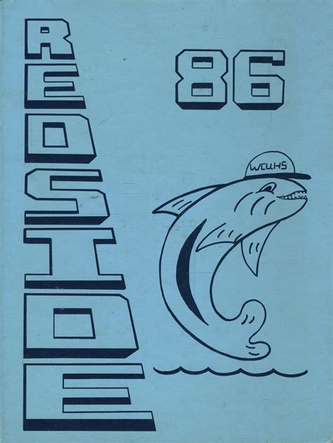 1986 yearbook from Wasco County High School from Maupin, Oregon