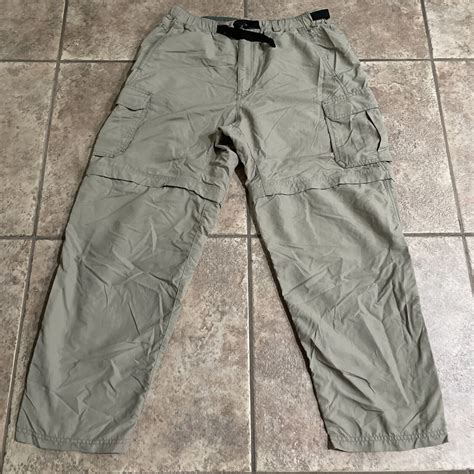 Rei 100 Nylon Upf 50 Convertible Hiking Pants Mens  Gem